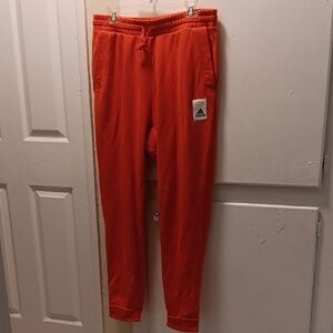 adidas Big Self All Men's Bright Orange Jogger Sweatpants